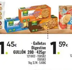 Family Cash GULLÓN Galletas DIgestive oferta