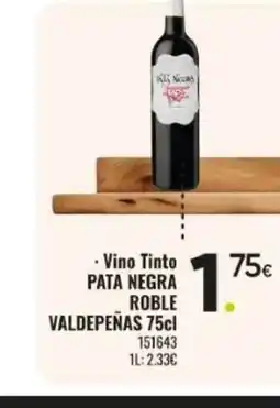 Family Cash PATA NEGRA ROBLE VALDEPEÑAS Vino Tinto oferta