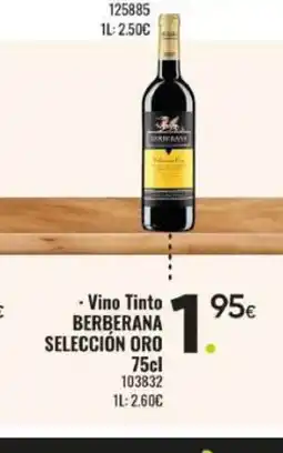 Family Cash BERBERANA SELECCIÓN ORO Vino Tinto oferta