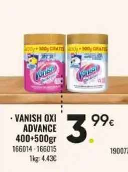 Family Cash VANISH OXI Advance oferta