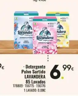 Family Cash LAVANDERA Detergente Polvo Surtido oferta