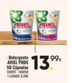 Family Cash ARIEL Detergente 50 Cápsulas oferta