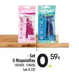 Family Cash Set 5 Maquinillas oferta