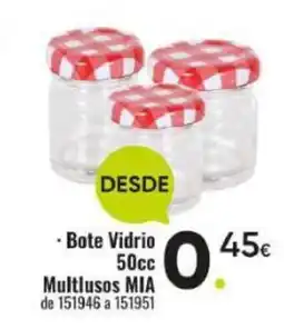 Family Cash MIA Bote Vidrio 50cc Multlusos oferta
