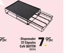 Family Cash QUITTIN Dispensador 32 Cápsulas Café oferta