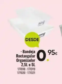 Family Cash Bandeja Rectangular Organizador oferta