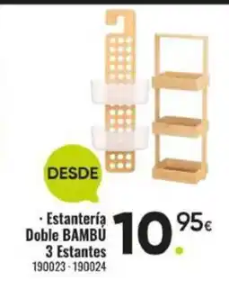 Family Cash BAMBÚ Estantería Doble 5 Estantes oferta