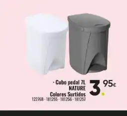 Family Cash NATURE Cubo Pedal Colores Surti oferta