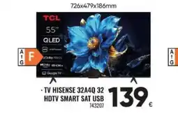 Family Cash HISENSE Tv 32A4Q 32 oferta