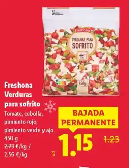 Lidl FRESHONA Verduras para sofrito oferta