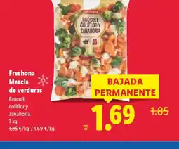 Lidl FRESHONA Mezcla de verduras oferta