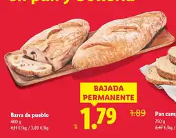 Lidl Barra de pueblo oferta