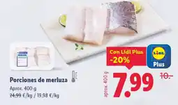 Lidl Porciones de merluza oferta