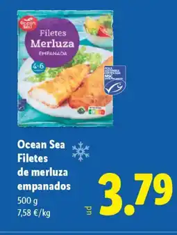 Lidl OCEAN SEA Filetes de merluza empanados oferta