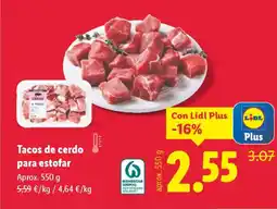 Lidl Tacos de cerdo para estofar oferta