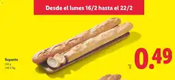 Lidl Baguette oferta