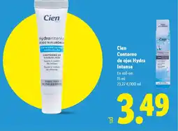 Lidl CIEN Contorno de ojos Hydra Intense oferta