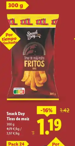 Lidl SNACK DAY Tiras de maíz oferta