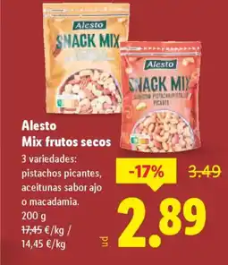 Lidl ALESTO Mix frutos secos oferta