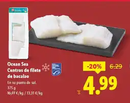 Lidl OCEAN SEA Centros de filete de bacalao oferta