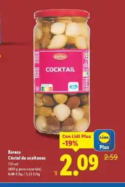 Lidl BARESA Cóctel de aceitunas oferta