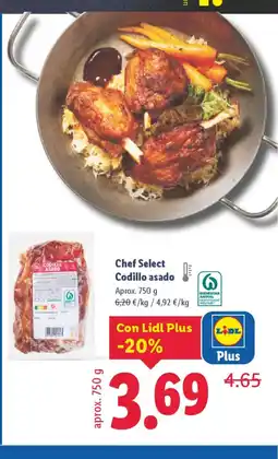 Lidl CHEF SELECT Codillo asado oferta