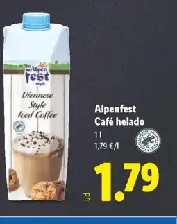 Lidl ALPENFEST Café helado oferta
