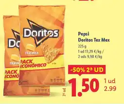 Lidl DORITOS Pepsi Tex Mex oferta