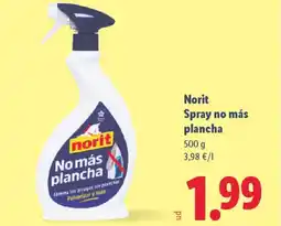 Lidl NORIT Spray no más plancha oferta