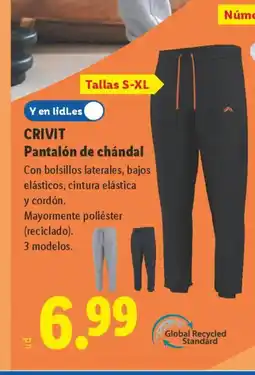 Lidl CRIVIT Pantalón de chándal oferta