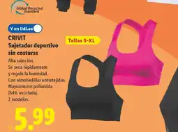 Lidl CRIVIT Sujetador deportivo sin costuras oferta