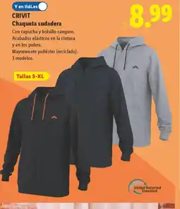 Lidl CRIVIT Chaqueta sudadera oferta