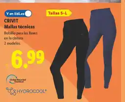 Lidl CRIVIT Mallas técnicas oferta