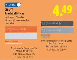 Lidl CRIVIT Bandas elásticas oferta