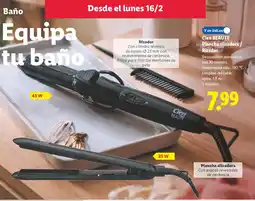 Lidl CIEN BEAUTY Plancha alisadora / Rizador oferta