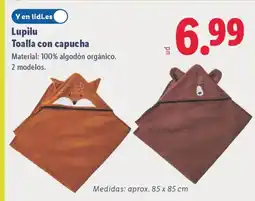 Lidl LUPILU Toalla con capucha oferta
