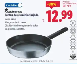 Lidl MASTERPRO Sartén de aluminio forjado oferta