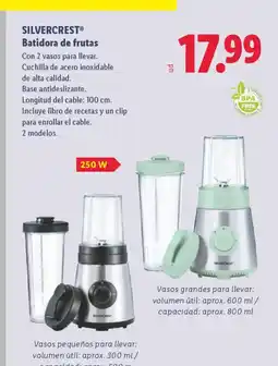 Lidl SILVERCREST Batidora de frutas oferta