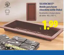 Lidl SILVERCREST Molde para hacer chocolate estilo Dubai oferta