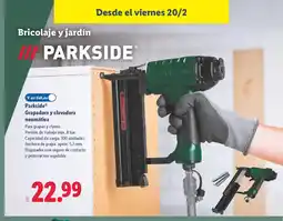 Lidl PARKSIDE Grapadora y clavadora neumática oferta