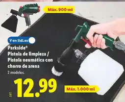 Lidl PARKSIDE Pistola de limpieza / Pistola neumática con chorro de arena oferta
