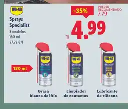 Lidl WD-40 Sprays Specialist oferta