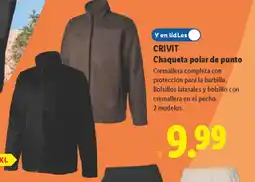 Lidl CRIVIT Chaqueta polar de punto oferta
