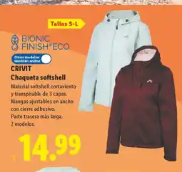 Lidl CRIVIT Chaqueta softshell oferta