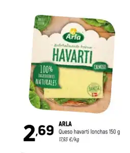 Coviran ARLA Queso havarti lonchas oferta