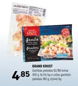 Coviran GRAND KRUST Gambas peladas 62/88 bolsa oferta