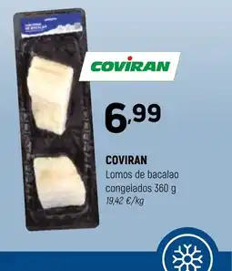 Coviran COVIRAN Lomos de bacalao congelados oferta