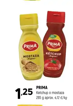 Coviran PRIMA Ketchup o mostaza oferta