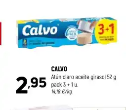 Coviran CALVO Atún claro aceite girasol oferta