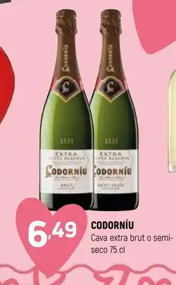 Coviran CODORNÍU Cava extra brut o semi- seco oferta